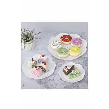 Gambar produk AXOP Rak Kue Susun 3 Tingkat Dessert Cake Rack Table Layer Round - A-13