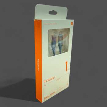 Gambar produk Toocki Kabel Data USB Type-C to Type-C Fast Charging LED Display 60W 1M - TQ-X36