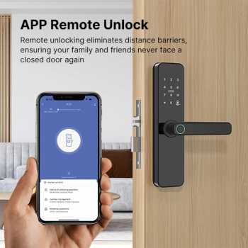 Gambar produk JCSMARTS Smart Door Lock Fingerprint Password Card Tuya App WiFi - K22