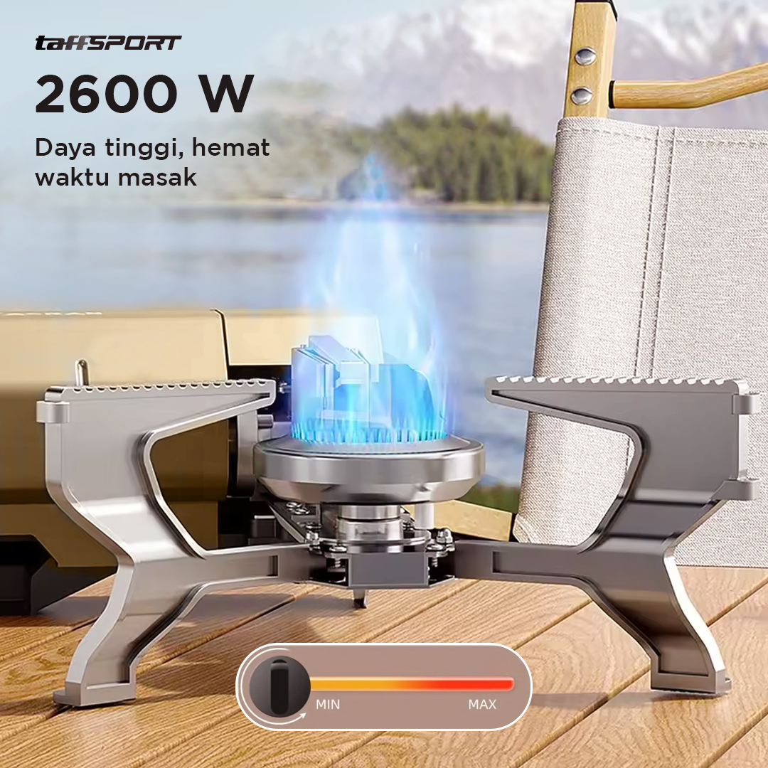 Gambar produk TaffSPORT Kompor Gas Portable Mini Lipat Ultralight Camping Stove - PYB-DKS1001