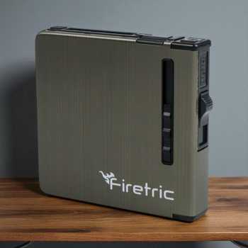 Gambar produk Firetric Kotak Rokok 20 Slot dengan Korek Gas - JD-YH037
