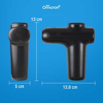 Gambar produk TaffOmicron Alat Pijat Elektrik Pundak Punggung Massage Gun 4 Head - JM05S