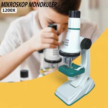 MICROKID Mikroskop Monokuler Edukasi Anak Pengamatan Science 1200x - SD661