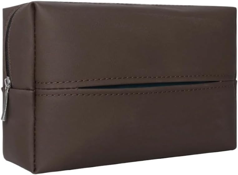 Gambar produk KUSH Tempat Tisu Mobil Multifunctional Car Tissue Box Nappa Leather - K-7