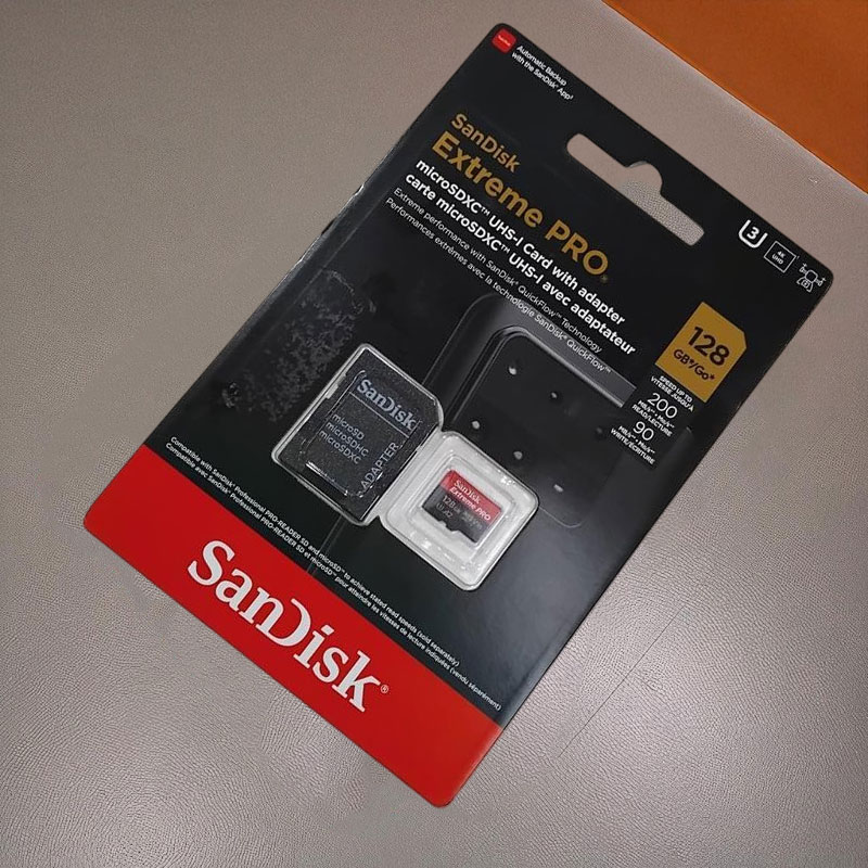 Gambar produk SanDisk Extreme Pro microSDXC UHS-I A2 V30 200MB/s 128GB-SDSQXCD-128G