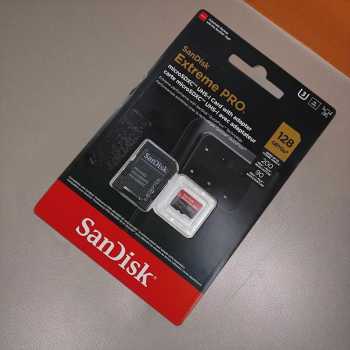 Gambar produk SanDisk Extreme Pro microSDXC UHS-I A2 V30 200MB/s 128GB-SDSQXCD-128G