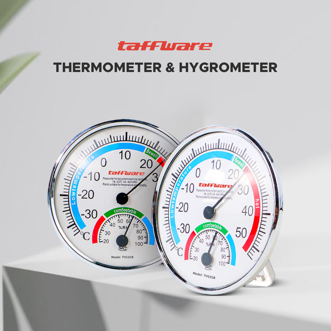 Gambar produk Taffware Analog Thermometer Hygrometer Temperature Humidity - TH101B