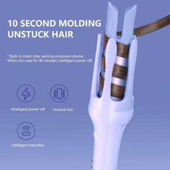 Gambar produk PROTIN Alat Pengeriting Rambut Rotating Hair Curling Iron 32mm 42W - RD-2218