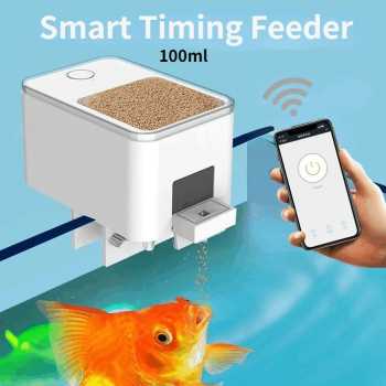 MFALI Pemberi Makan Otomatis Ikan WiFi Aquarium Tank Automatic Feeder - WP8621N