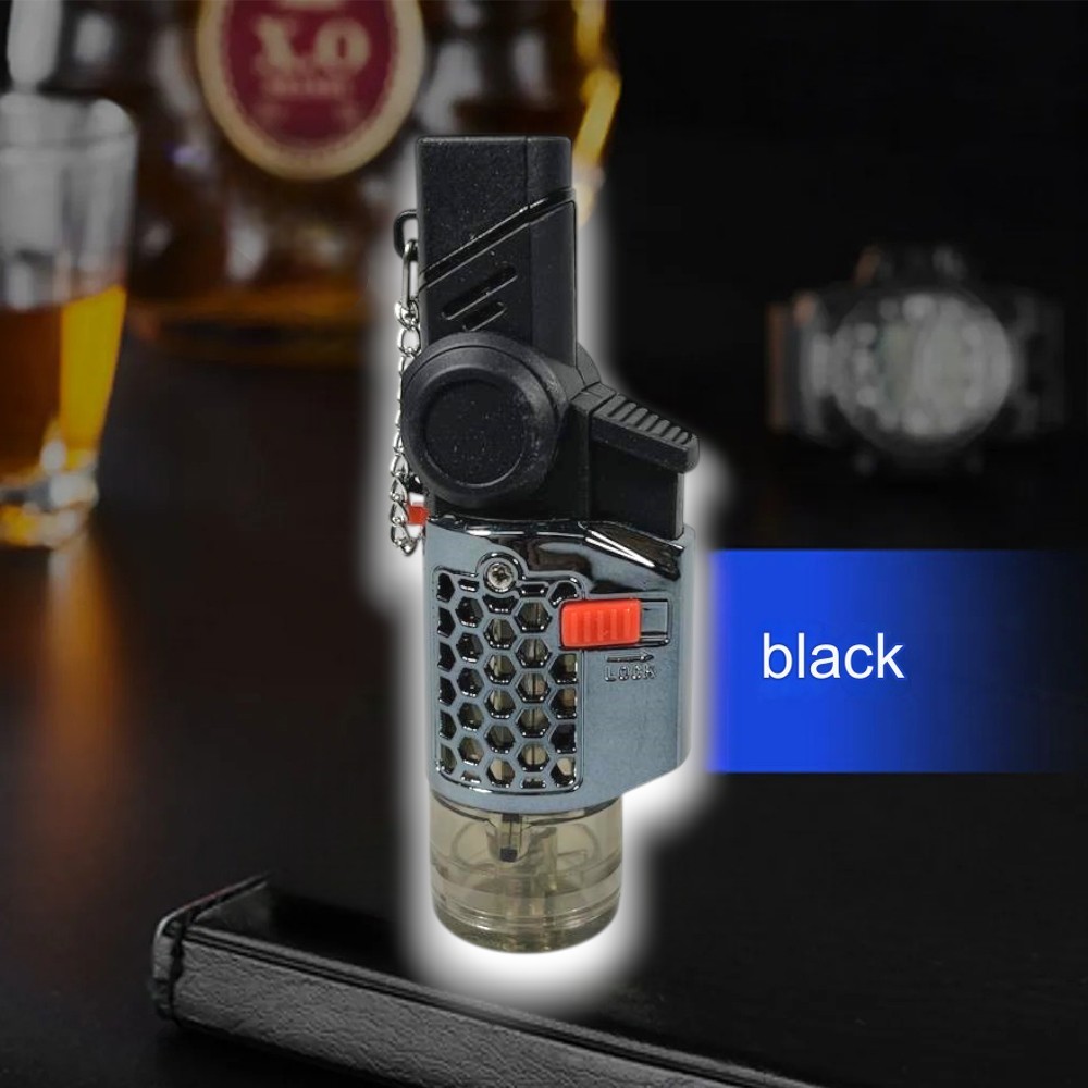 Gambar produk Focus Torch Butane Gas Lighter Blue Flame Windproof Adjustable - F151