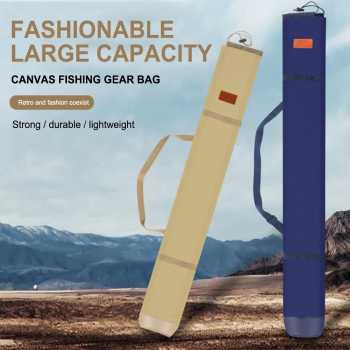 Gambar produk FISBAG Tas Pancing Joran Fishing Rod Bag Canvas Waterproof 1.3M - F-123