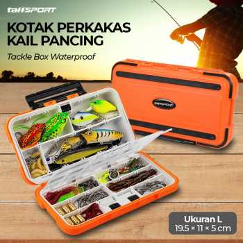 TaffSPORT Kotak Perkakas Kail Pancing Tackle Box Waterproof - DY029