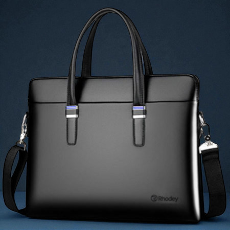 Gambar produk Rhodey Tas Selempang Pria Premium Kulit Leather Bag Briefcase - HA-062
