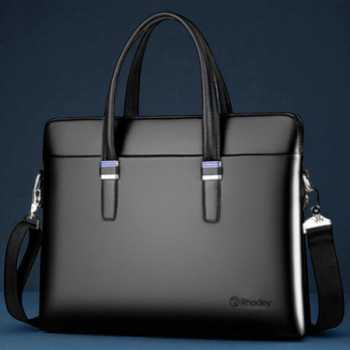 Gambar produk Rhodey Tas Selempang Pria Premium Kulit Leather Bag Briefcase - HA-062