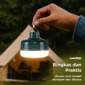 Gambar produk TaffLED Lampu LED Camping Gantung Waterproof Cool White 1200mAh 12W - V51
