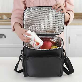 Gambar produk MYLO Tas Bekal Tahan Panas Dingin Insulated Cooler Bag 27.5x20x22.5cm - M457A