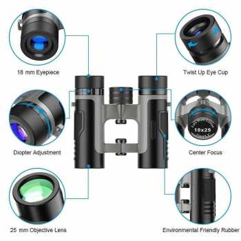 Gambar produk APEXEL Teropong Binoculars Roof Prism HD 10x25 - APL-RB10X25
