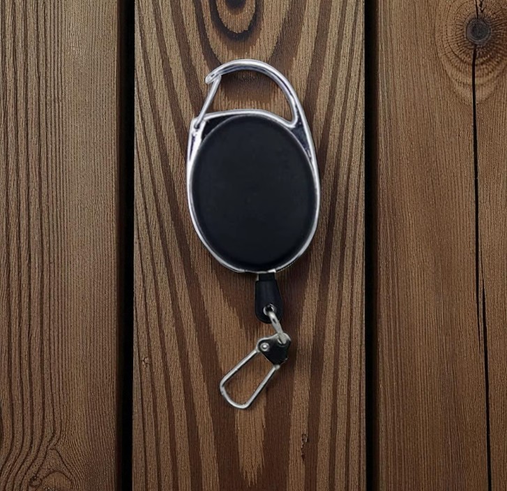 Gambar produk FXM Klip Gantungan Kunci Tali Puller Keychain ID Holder - FX-12
