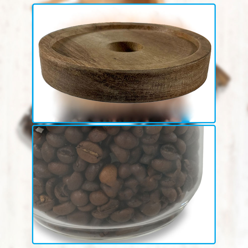 Gambar produk One Two Cups Toples Kaca Penyimpanan Makanan Kedap Udara Storage Jar 350ml - SL01