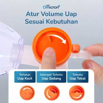 Gambar produk TaffOmicron Alat Terapi Pernapasan Compressor Nebulizer Inhaler - GS-302