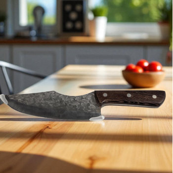 Gambar produk MOONBIFFY Pisau Daging Stainless Steel 5Cr15 Forged Butcher Knife - MCD128