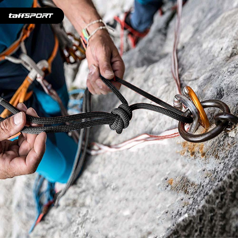 Gambar produk TaffSPORT Tali Paracord Panjat Tebing Climbing Rope 10mm Steel Buckle 20M - P4