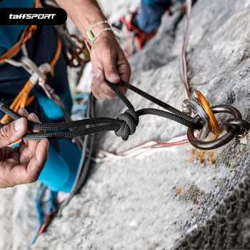 Gambar produk TaffSPORT Tali Paracord Panjat Tebing Climbing Rope 10mm Steel Buckle 20M - P4