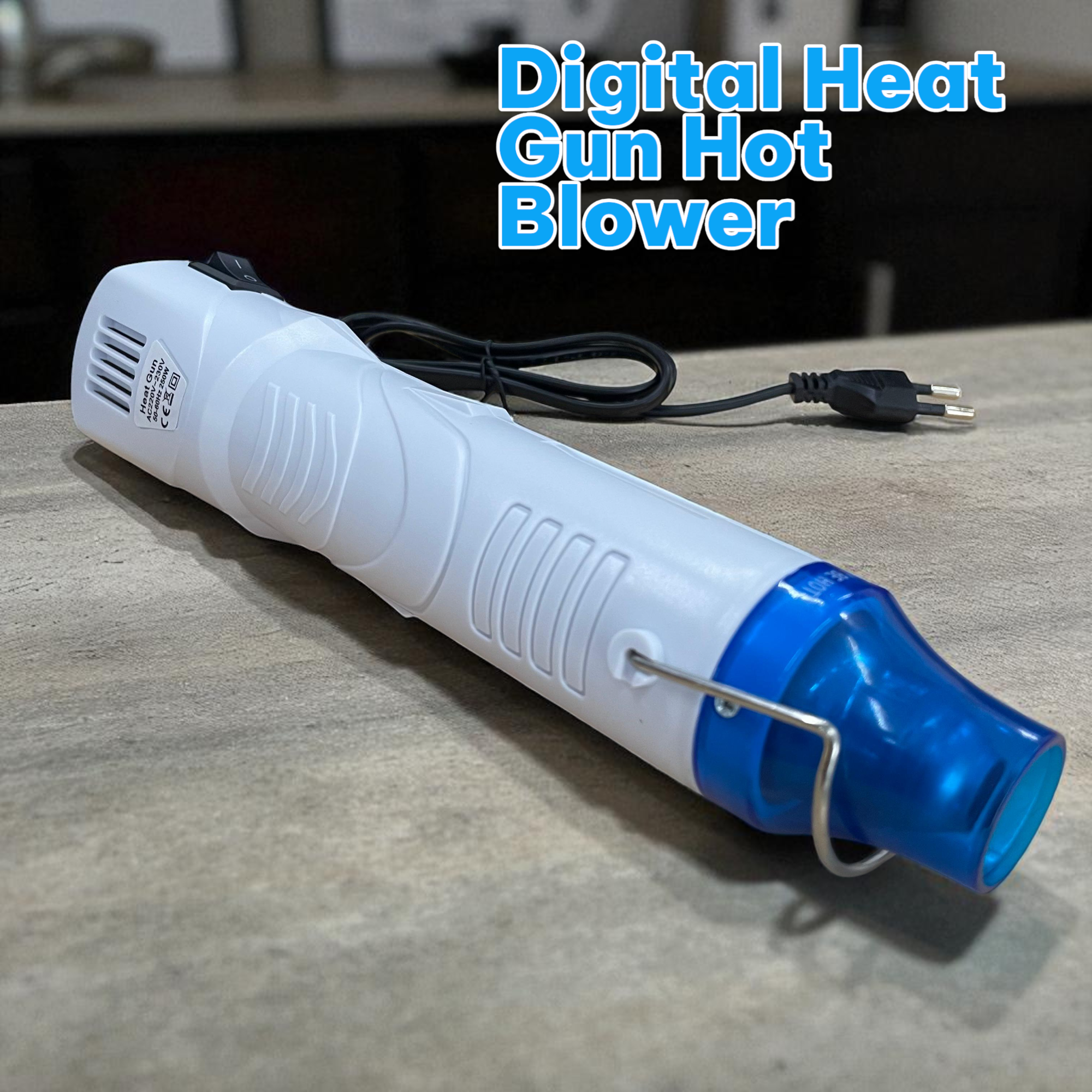 Gambar produk Hiken Digital Heat Gun Hot Blower with LCD Control 220V 250W - HHLC25