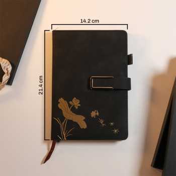 Gambar produk Toddi Set Buku Jurnal Leather Notebook Diary 80GSM 200 Halaman - JG663