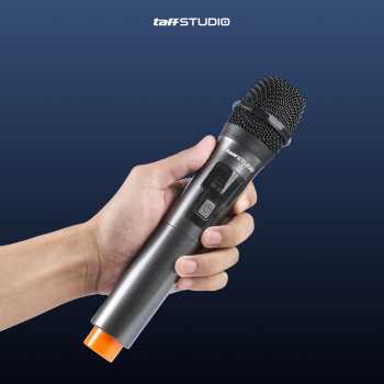 Gambar produk TaffSTUDIO Microphone Karaoke Wireless Rechargeable 2 Ch 2.4GHz 2 PCS - SM2