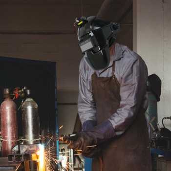 Gambar produk OZY Helm Las Automatic Dimming Flip Top Protective Mask with Headlight - 0-10
