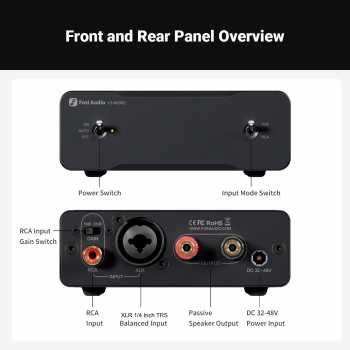 Gambar produk Fosi Audio Power Amplifier Monoblock Next-Gen PFFB Balanced Input 240W - V3 Mono
