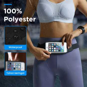 Gambar produk Tas Pinggang Olahraga Lari Slot Smartphone Running Waist Bag - 150806