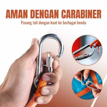 Gambar produk RayMING Tali Outdoor Darurat Panjat Tebing Survival Fire Rope 20M - RM-20