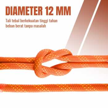 Gambar produk RayMING Tali Outdoor Darurat Panjat Tebing Survival Fire Rope 20M - RM-20