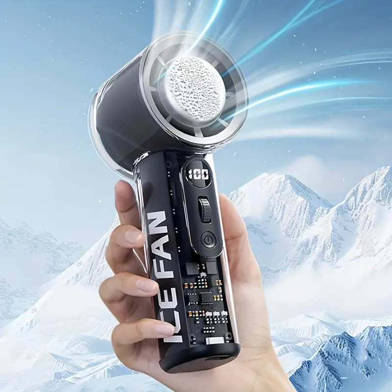 Gambar produk IFAN Kipas Mini Genggam Portable Kompres Dingin Handheld Fan 3000mAh - Q4