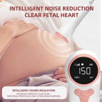 Gambar produk Jytop Alat Deteksi Jantung Janin Fetal Doppler LCD Heartrate - T505