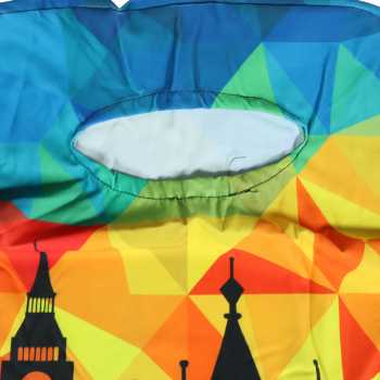 Gambar produk TravGuard Sarung Koper Elastis Polyester Spandex Suitcase Cover M Scenic Spot 2 - H-22