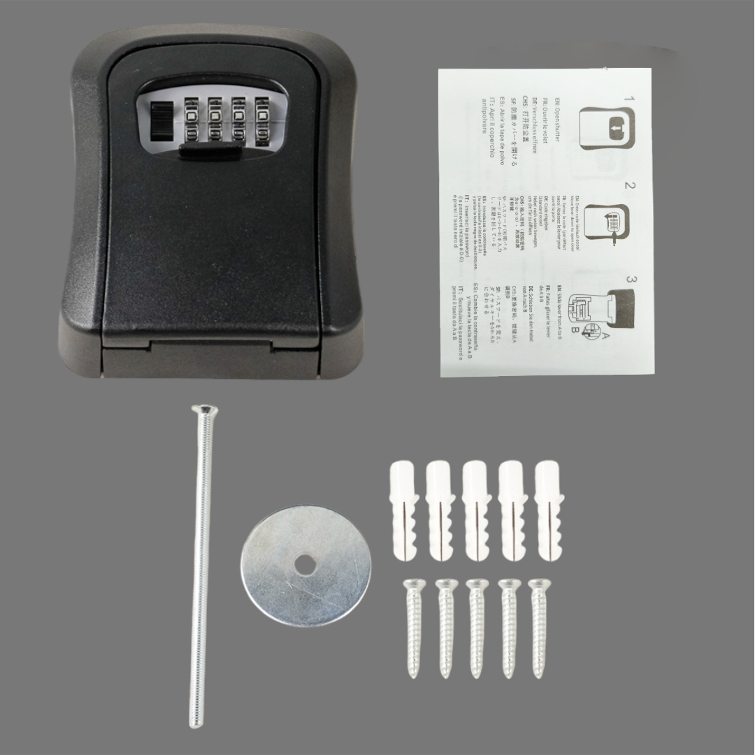Gambar produk MOOL Kotak Brankas Safety Box Dinding 4 Digit Password - ML4