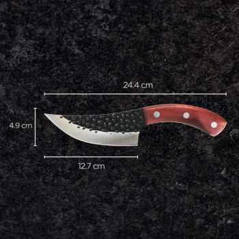 Gambar produk XITUO Pisau Daging Tajam Carbon Steel 60 HRC Forged Butcher Knife - DL040