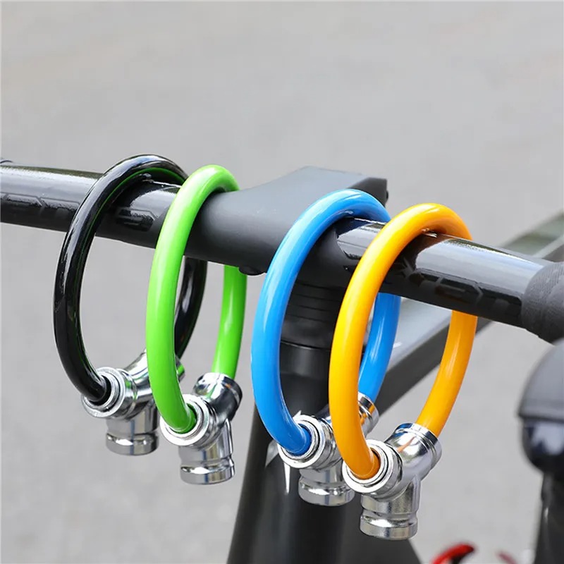 Gambar produk Senzen Gembok Sepeda Cable Ring Bike Lock Zinc Alloy 14cm - INU141