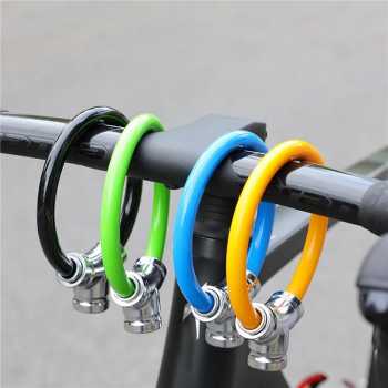 Gambar produk Senzen Gembok Sepeda Cable Ring Bike Lock Zinc Alloy 14cm - INU141