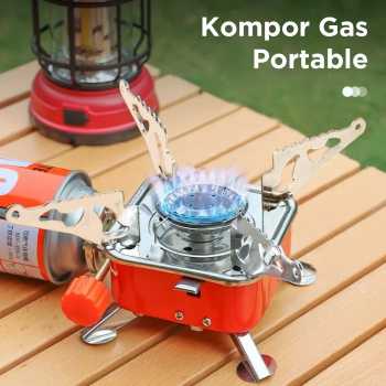 KOVAB Kompor Gas Portable Mini Lipat Outdoor Ultralight Camping Stove - K-202