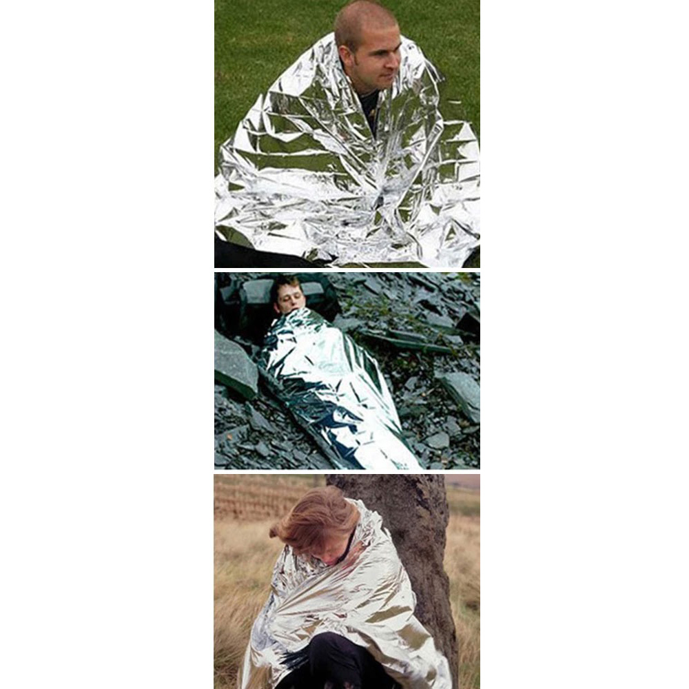 Gambar produk TaffSPORT Selimut Darurat Emergency Blanket Thermal 130x210cm - SL03-001
