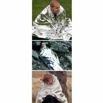 Gambar produk TaffSPORT Selimut Darurat Emergency Blanket Thermal 130x210cm - SL03-001