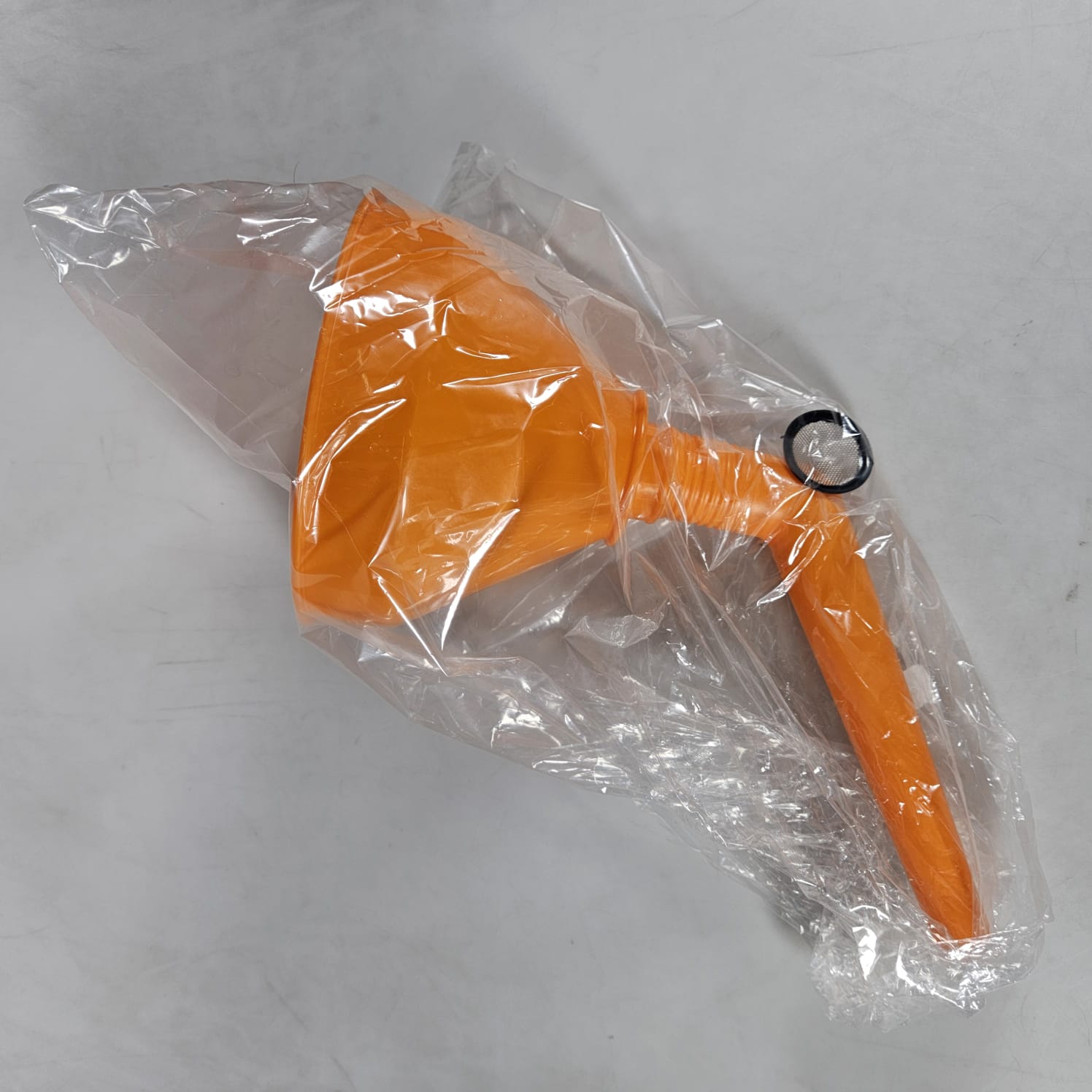 Gambar produk WANXIA Corong Oli Bensin Minyak Motor Mobil Siku Elbow Funnel 16.5cm - W18