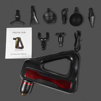 Gambar produk Ulian Alat Pijat Elektrik Pundak Punggung Tangan Massage Gun 3200RPM - HB-003