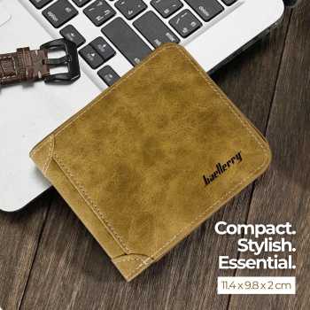 Gambar produk Baellerry Dompet Kulit Pria Bahan Nubuck Horizontal - G1166/D1166