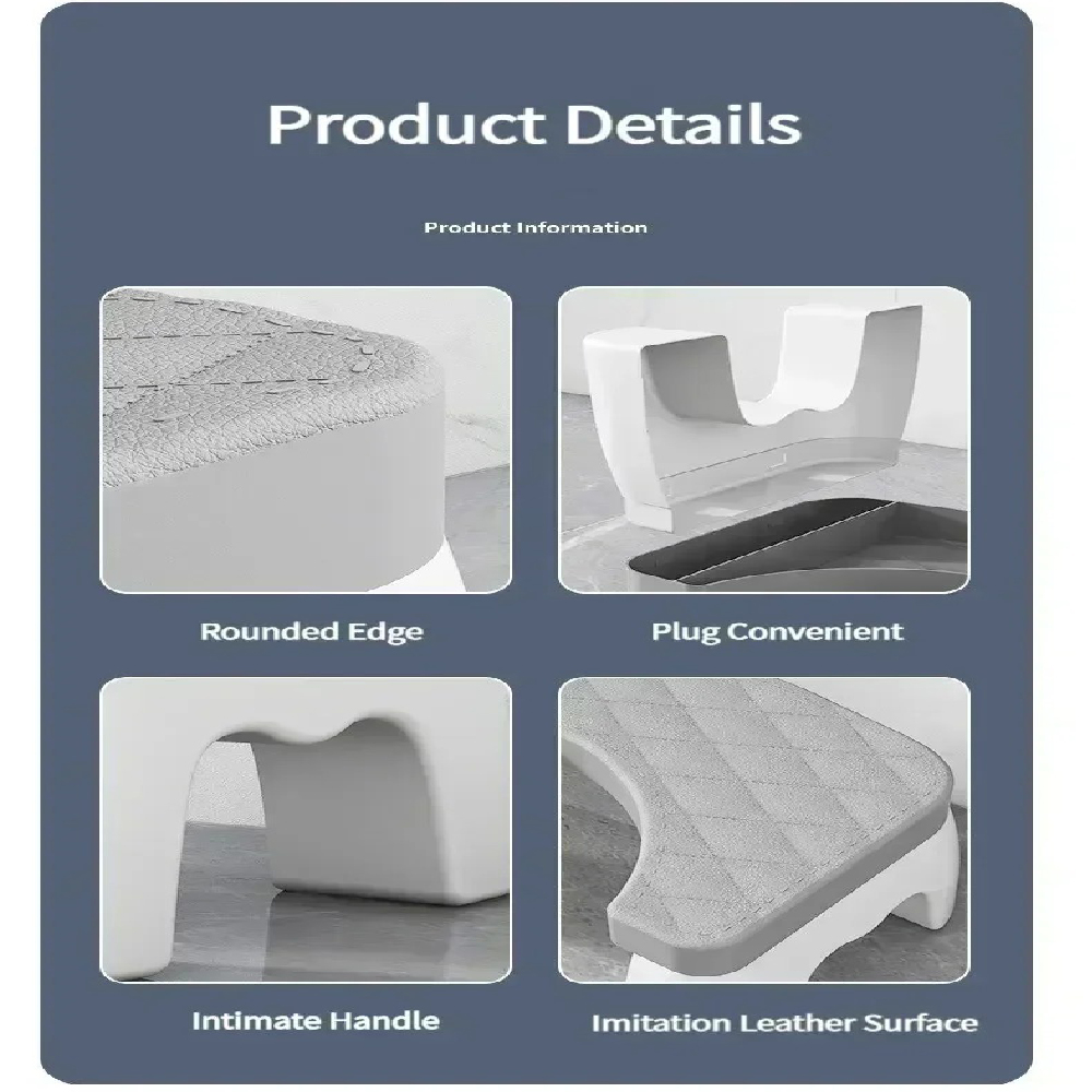 Gambar produk HOXHECIN Kursi Pijakan Kaki Kloset Toilet Stool Bathroom - H42