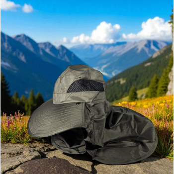 Gambar produk Rhodey Topi Rimba Outdoor Anti UV Waterproof Boonie Hat Nylon - YL-A10